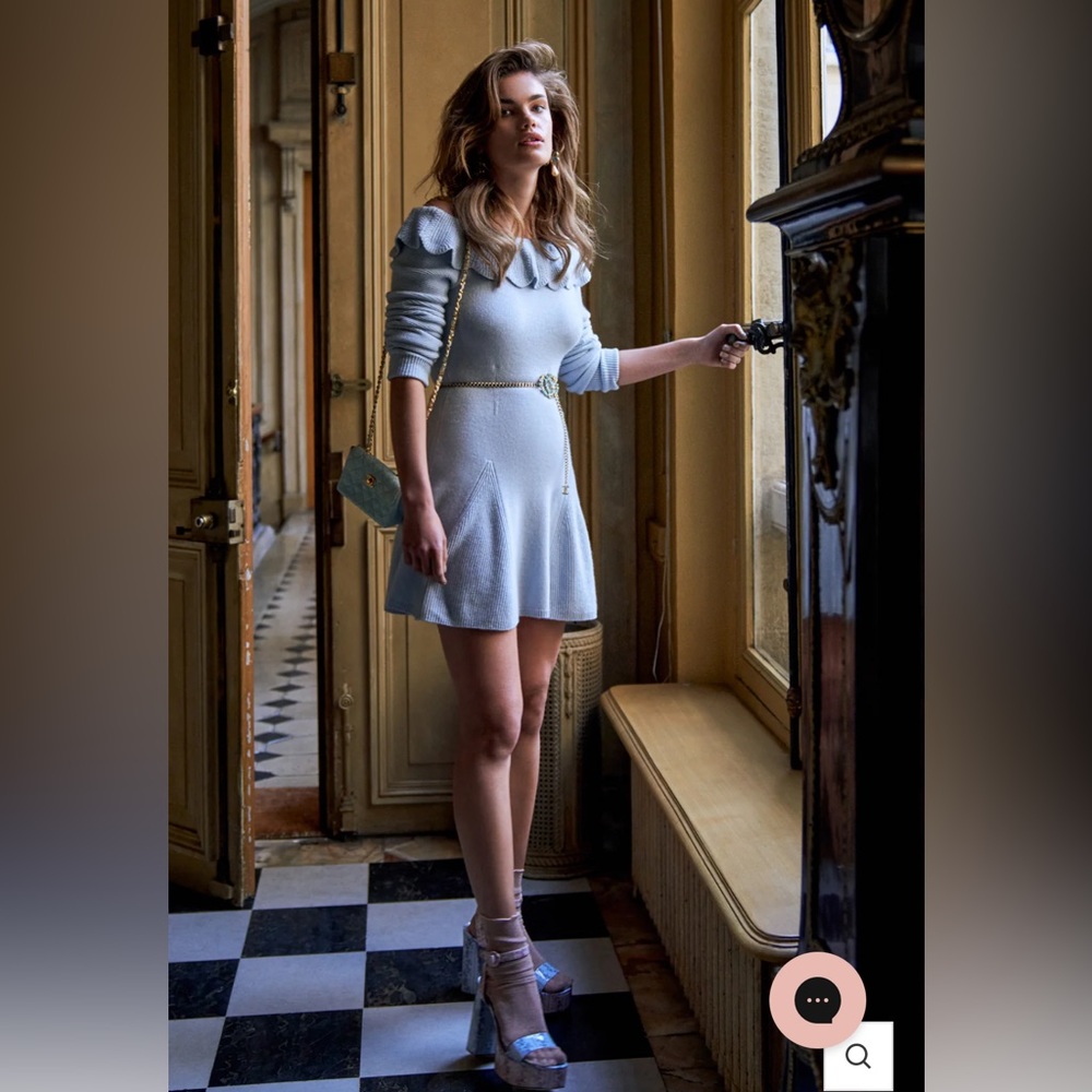 LoveShackFancy Bedine Mini Dress